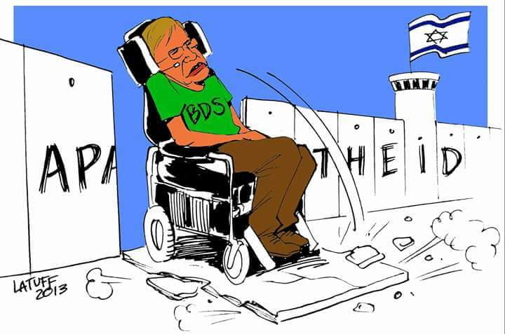 Σκίτσο του Λατούφ για τον Στίβεν Χόκινγκ που έφυγε σήμερα από τη ζωή