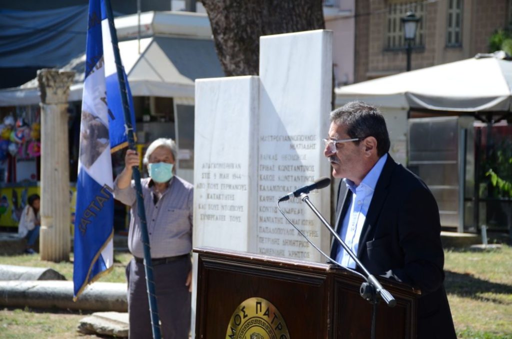 Κ. Πελετίδης: "Οι κρεμασμένοι στα Ψηλαλώνια συντροφεύουν την πάλη μας. Ο πατραϊκός λαός γονατίζει μονάχα μπροστά στους νεκρούς του"