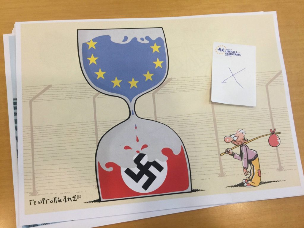 Η ΕΕ λογοκρίνει 12 σκίτσα Ελλήνων γελοιογράφων ως «φιλοναζιστικά» και «με προσβλητικό περιεχόμενο»