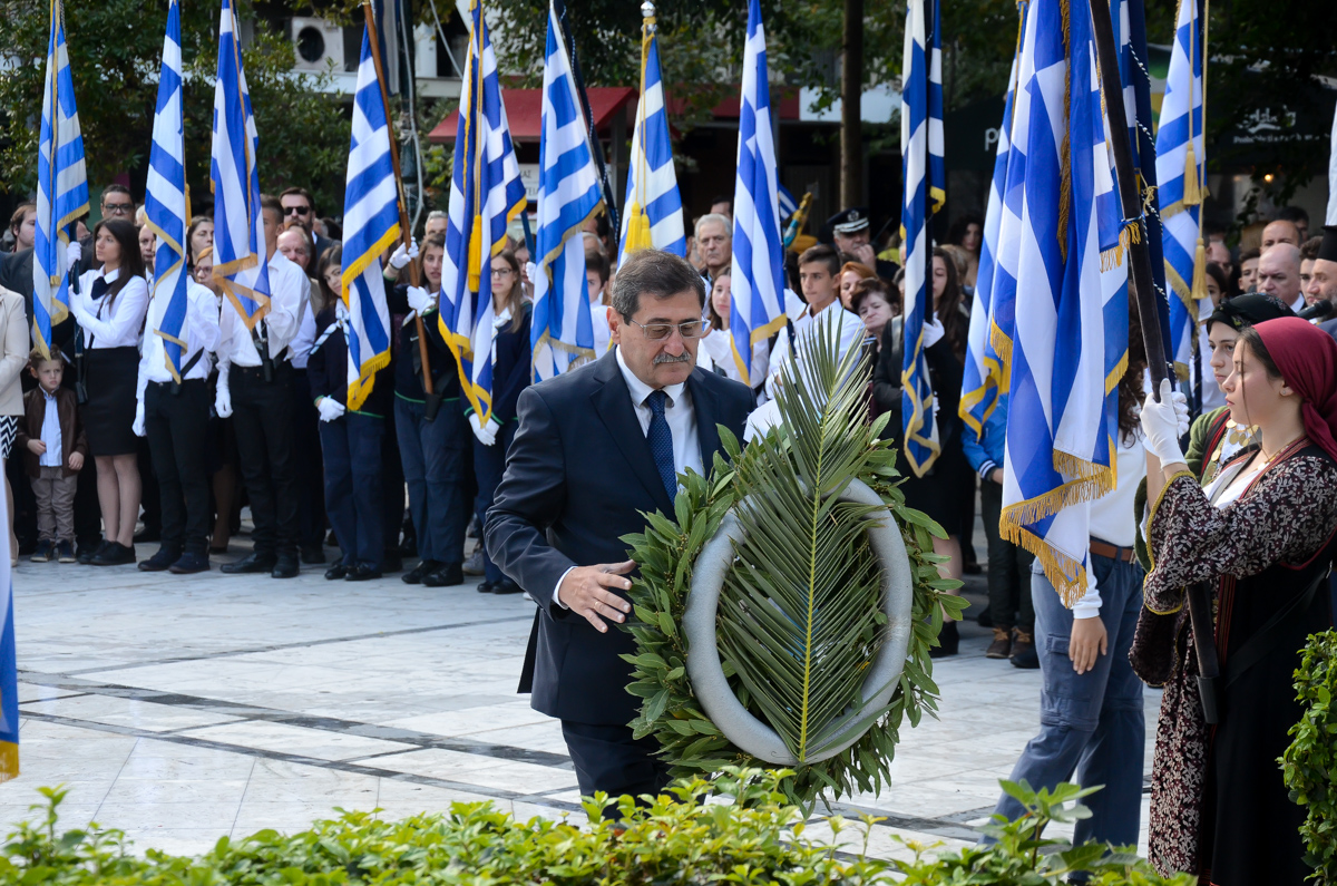 Κ. Πελετίδης: Τιμάμε το «ΟΧΙ» του ελληνικού λαού ενάντια στους ναζί και φασίστες κατακτητές και τους ντόπιους συνεργάτες τους (φωτογραφίες)