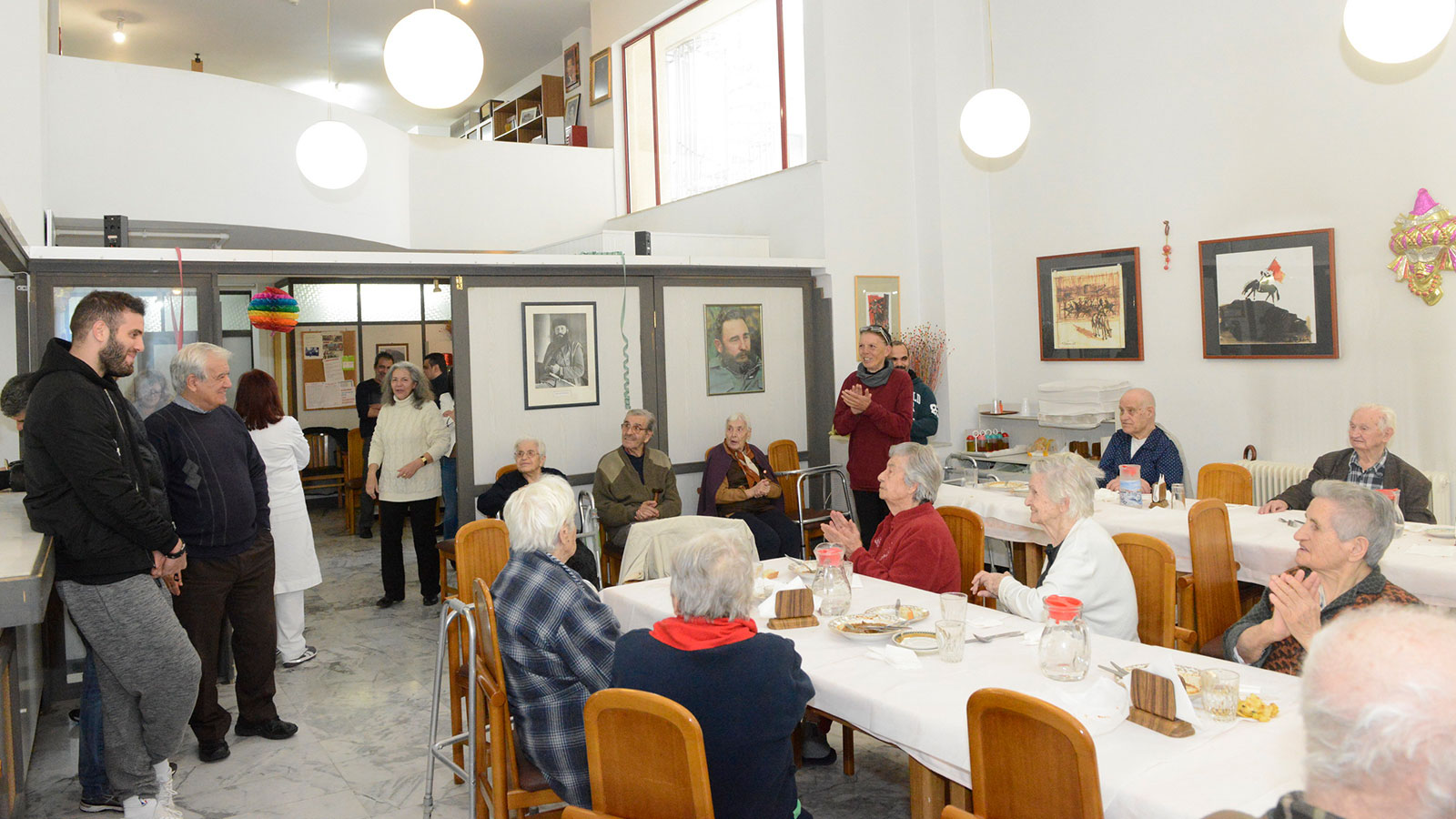 Οι αγωνιστές του ΔΣΕ και της ΕΑΜικής Εθνικής Αντίστασης υποδέχτηκαν τον Νίκο Παππά στο «Σπίτι του Αγωνιστή» (ΦΩΤΟ)