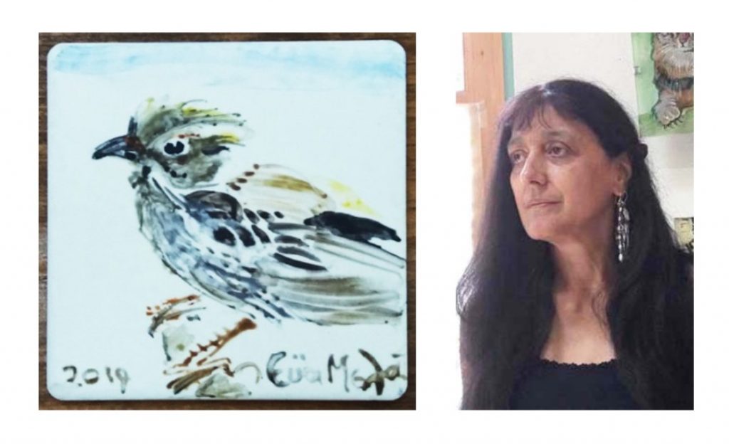 «Διακοσμητικά και άλλα... Ζωγραφική και εφαρμογές», Εύα Μελά - Τα πουλιά, ως σύμβολο ελευθερίας