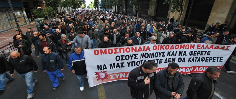 Συνδικάτο Οικοδόμων Αθήνας: Στο δόγμα «Νόμος και Τάξη» της κυβέρνησης απαντάμε με το δυνάμωμα του αγώνα