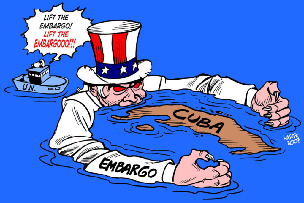 Απαιτούμε την άμεση άρση του αποκλεισμού που επιβάλλουν οι ΗΠΑ κατά της Κούβας